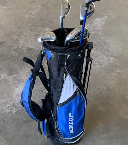 Used Left Handed Bazooka Geomax Jr Regular Flex (5 Clubs) Clubs (Full Set)
