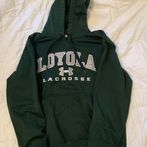 Loyola Lacrosse Green Men's Medium Under Armour Sweatshirt