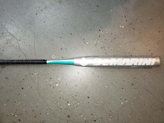 Silver Used High School/College DeMarini Composite Bat (-11) 21 oz 32"