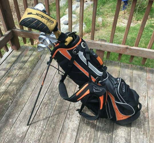 Nice Mens Complete Golf Club Set & Bag, Right Handed, Stiff Flex