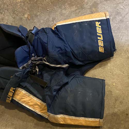 Blue Used Small Bauer Nexus Pro Stock Hockey Pants
