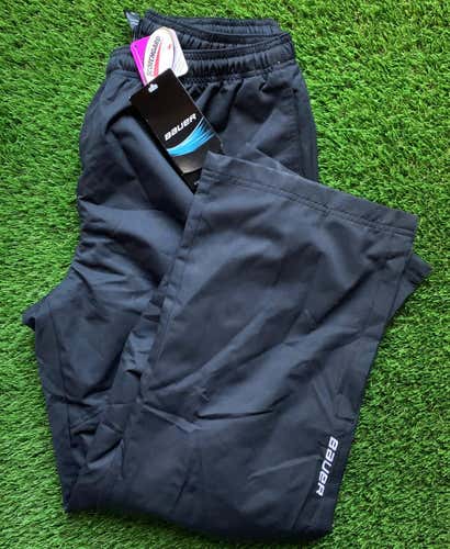NEW Bauer Lightweight Warm Up Pants Medium Mens Senior Adult Hockey Ice Rink Gear Equipment Ski Snow