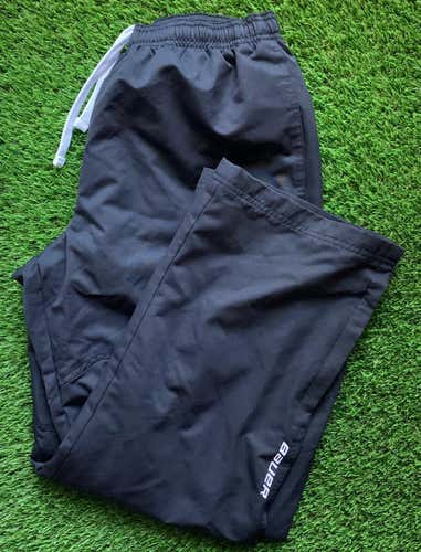 Bauer Lightweight Warm Up Pants Men Medium Hockey Clothing Attire Gear Senior Ski Snow