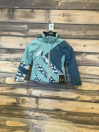 Teen Obermeyer Tabor Winter Jacket color Slate the Facts size large