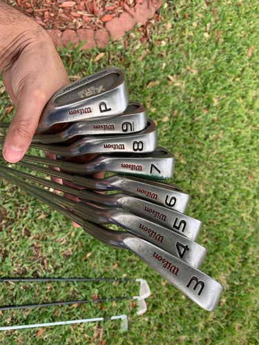 Used Right Handed Regular Flex Steel Shaft Iron Set
