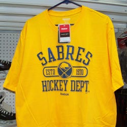 NEW! Reebok Buffalo Sabres Hockey Department T-Shirt - Adult XL