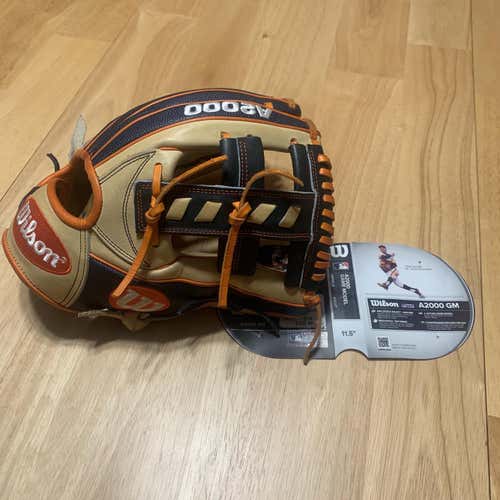 Blue New Infield A2000 JA27 Gm 11.5" Baseball Glove