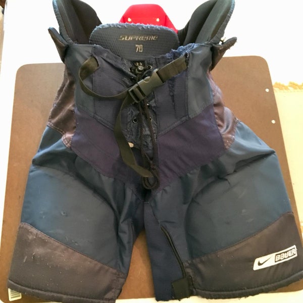 Blue Used Medium Bauer Supreme 70 Hockey Pants