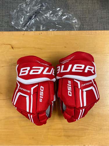 Red New Bauer Supreme S150 13"  Gloves