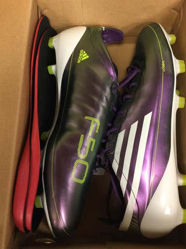Purple Unisex Molded Cleats Adidas F50 adizero TRX FG SIZE:13.5 Cleats