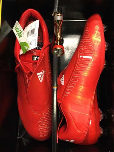 Red Unisex Detachable Cleats Adidas F50 I TUNIT SIZE 12.5 FG Cleats
