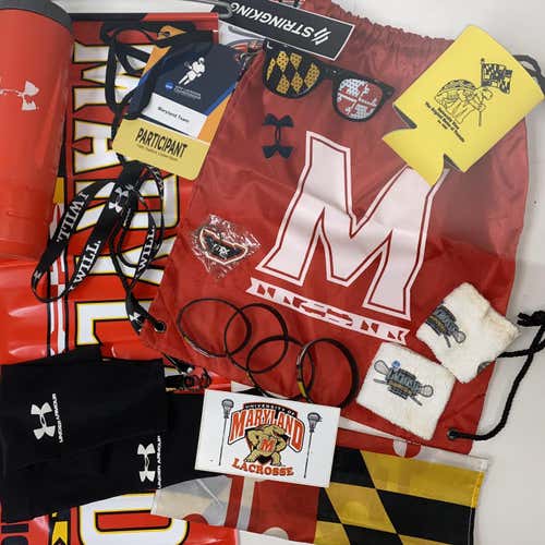 BUNDLE Maryland Under Armour Package Bag Flag