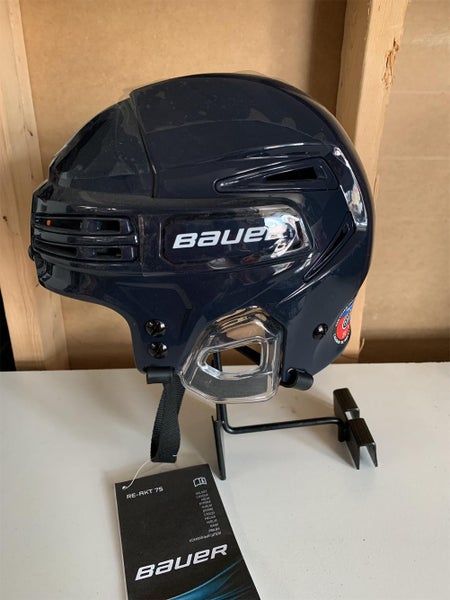 Navy Blue New Small Bauer Re-Akt 75 Helmet