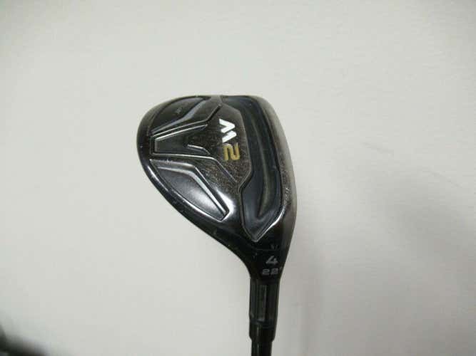 NICE 2016 TAYLORMADE M2 # 4 HYBRID 22* FACTORY FUJI GRAPHITE 65g REG NEW GRIP