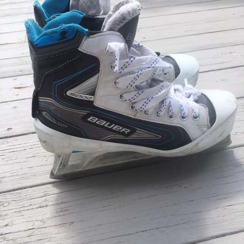 Used Bauer Reactor 5000 D&R (Regular) Size 8.5 Hockey Goalie Skates