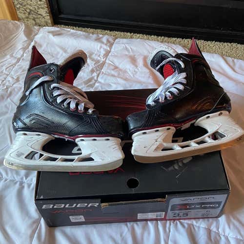 Junior Used Bauer Vapor X LTX Pro Hockey Skates D&R (Regular) Size 3.5