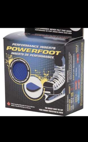 New Powerfoot Hockey Skate Inserts Junior Size Jr 1 - 5.