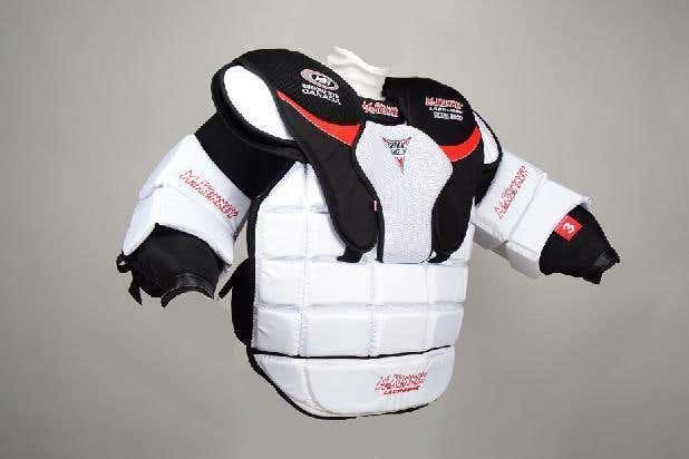 McKenney Ultra 8000 lacrosse goalie chest protector XL new goal pad lax cat #3