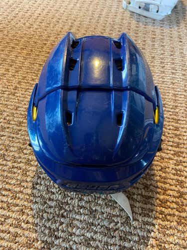 Blue Used Small Bauer Re-Akt 100  Helmet