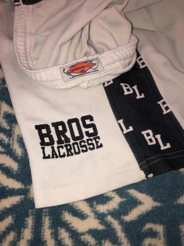 Large Bros Lacrosse BL lacrossewear Shorts White L