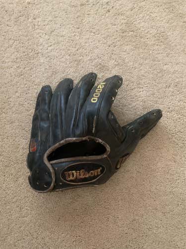 Black Used Infield A2000 11.25" Baseball Glove