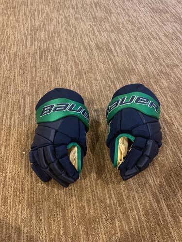 Blue New Bauer Vapor Pro Team 15" Pro Stock Gloves