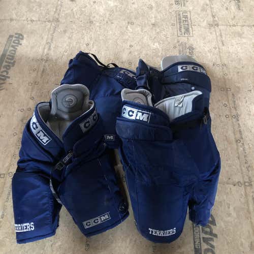 Used Medium CCM Pro Stock Hockey Pants Tacks 852