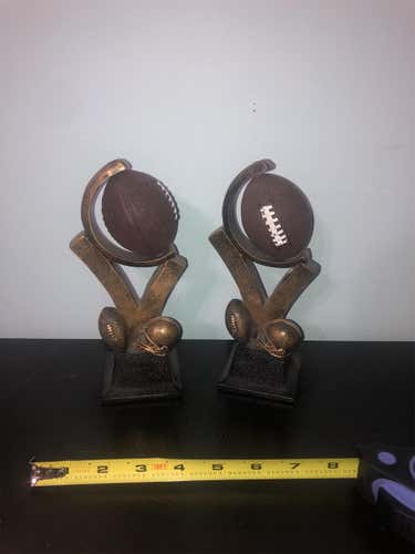 Football Trophies With Rotating Football
