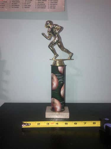 Gold Football Trophy