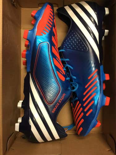 Blue Unisex Molded Cleats Adidas Predator LZ TRX FG Cleats