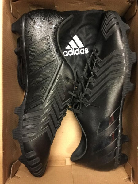 Black Unisex Molded Cleats Adidas PREDATOR INSTINCT BLACK PA FG Cleats