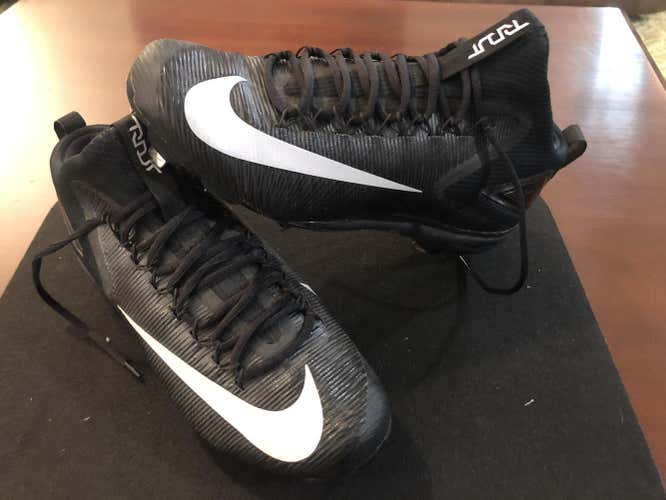 Mike Trout Nike High Top Black Metal Cleats Adult Men's 12