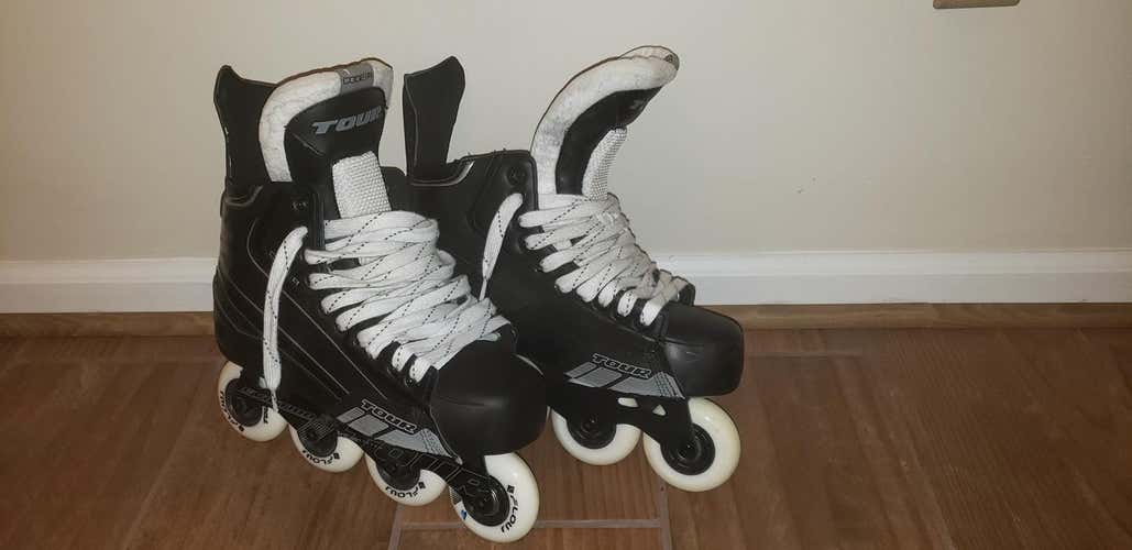 Size 9 Tour Code 5 Inline Skates. Used less than 5 times