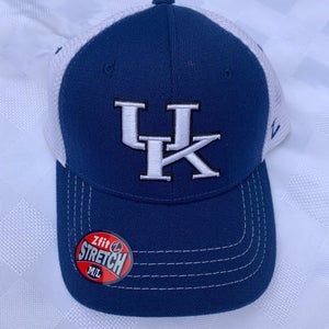 Navy/white New Adult Men's Z-Hat Kentucky Wildcats M-L stretch Hat