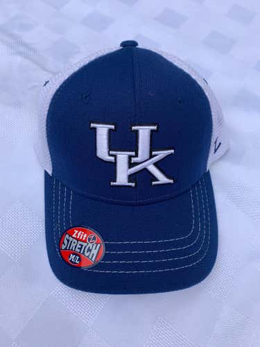 Navy/white New Adult Men's Z-Hat Kentucky Wildcats M-L stretch Hat