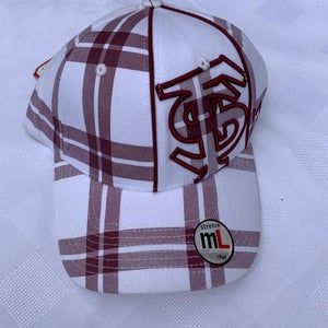 White/Dark Red New Adult Men's Zephyr Florida State Hat