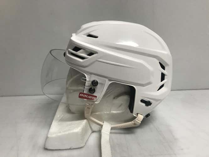CCM Resistance Pro Stock Hockey Helmet Small White Bauer Visor 9160
