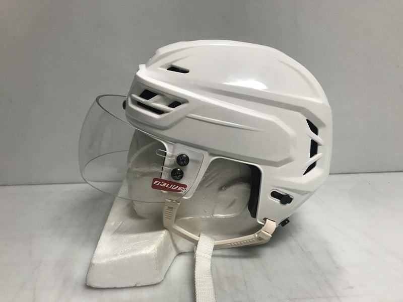 CCM Resistance Pro Stock Hockey Helmet Small White Bauer Visor 9160