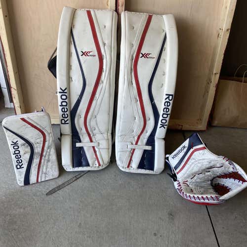 Blue Used 35+2" Regular Premier X28  Goalie Full Set