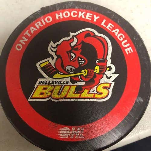 Belleville Bulls OHL Game Used Official Game Puck