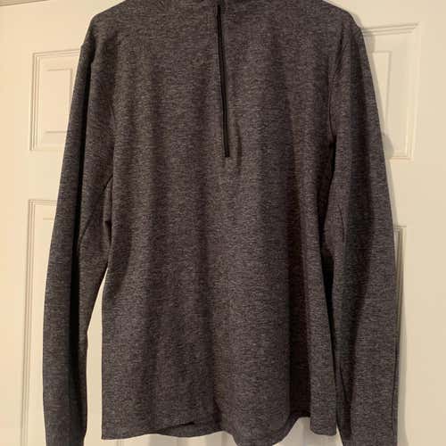 Gray Men's Medium Lululemon Metal Vent Tech 1/4 Zip