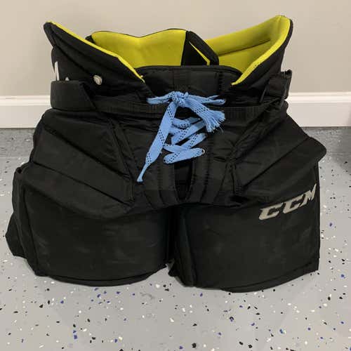 Black Used Medium CCM Premier R1.9 Hockey Goalie Pants