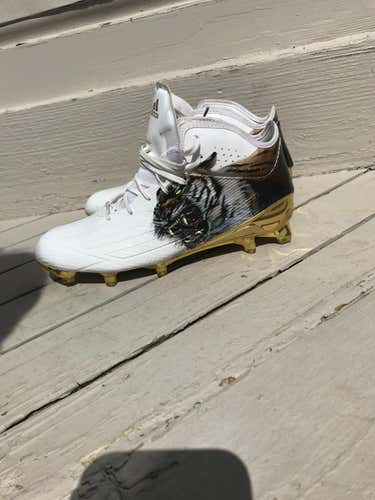 Used Tiger King Adult Men's Men's 10.5 (W 11.5) Molded Cleats Adidas High Top