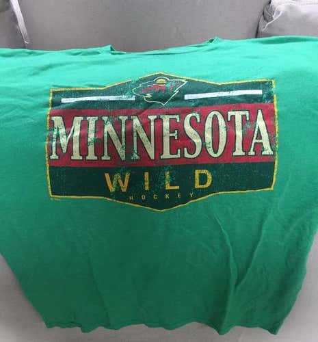 Minnesota Wild Green Men's Large Reebok Shirts