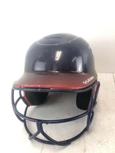 Used Boombah Bbh2 One Size Fits 6 1 4 - 7 Jr Softball Helmet W Cage