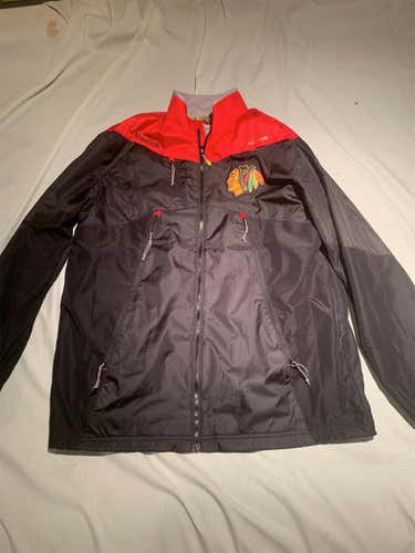 Official Team Issued NHL Blackhawks Adult Large Reebok Jacket