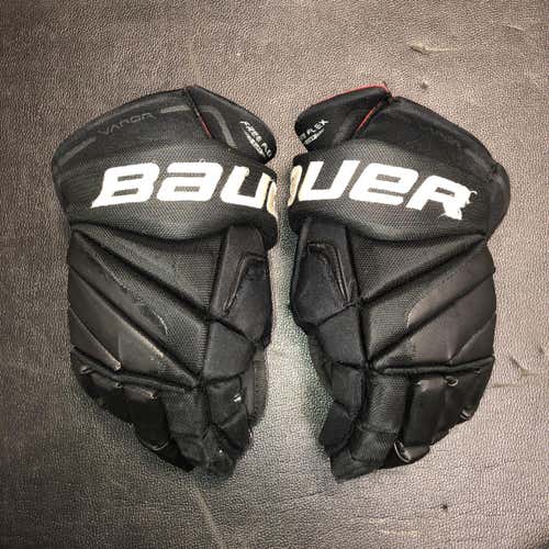 Black Used Bauer Vapor X100 14" Gloves