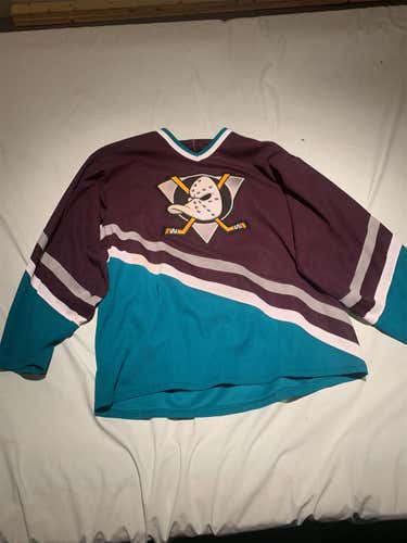 Vintage Mighty Ducks Adult Large CCM Jersey