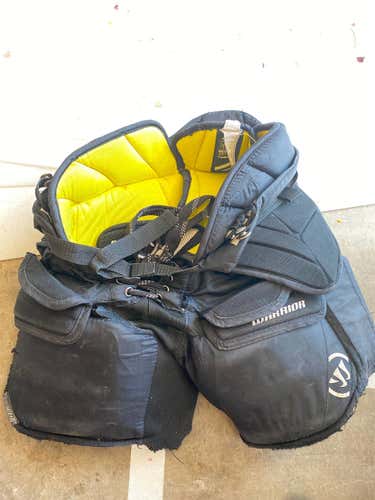 Black Used Large Warrior Ritual X  Hockey Goalie Pants