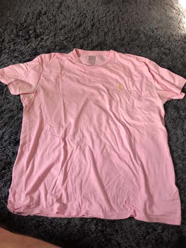 Pink Men's Medium Polo Shirt
